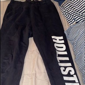 Hollister down the leg sweatpants